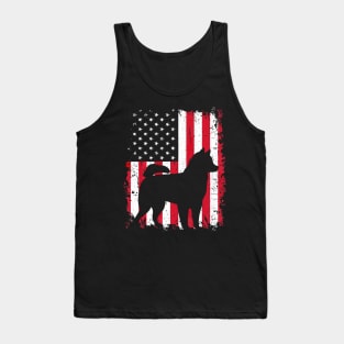 Alaskan Klee Kai 4Th Of July Shirt American Usa Flag Dog Tee Tank Top